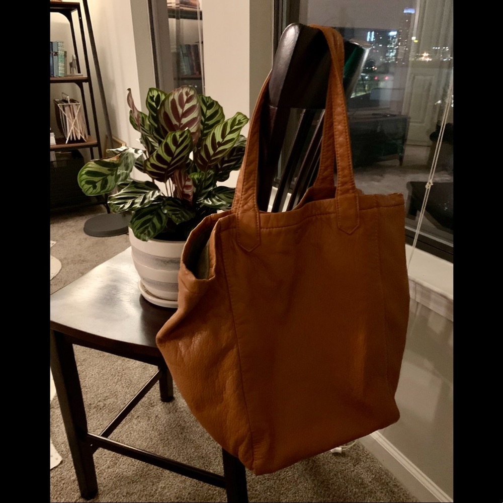 Anthropologie Leather Tote